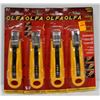 Image 1 : LOT OF 4 OLFA SELF RETRACTING SAFETY KNIVES