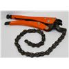 Image 1 : NEW 10" GRIP ON 181-10 LOCKING CHAIN CLAMP
