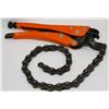 Image 1 : NEW 10" GRIP ON 181-10 LOCKING CHAIN CLAMP