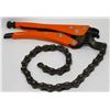 Image 1 : NEW 10" GRIP ON 181-10 LOCKING CHAIN CLAMP