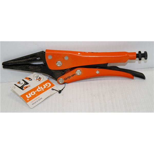 NEW 10" GRIP ON 139-10 LOCKING PLIER HOSE C CLAMP