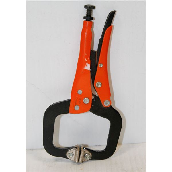 NEW 6" GRIP ON LOCKING PLIER C CLAMP