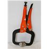 Image 1 : NEW 5" GRIP ON LOCKING PLIER C CLAMP