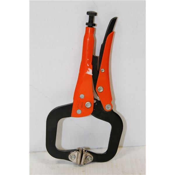 NEW 5" GRIP ON LOCKING PLIER C CLAMP