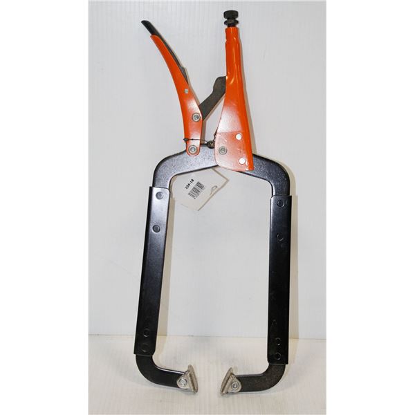 NEW 18" GRIP ON C CLAMP LOCKING PLIER