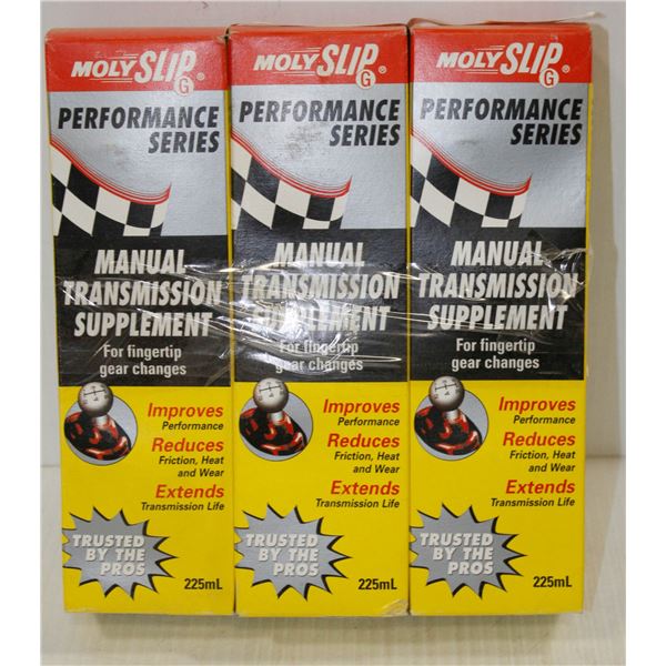 LOT OF 3 MOLY SLIP MANUAL TRANSMISSION SUPPLIMENT