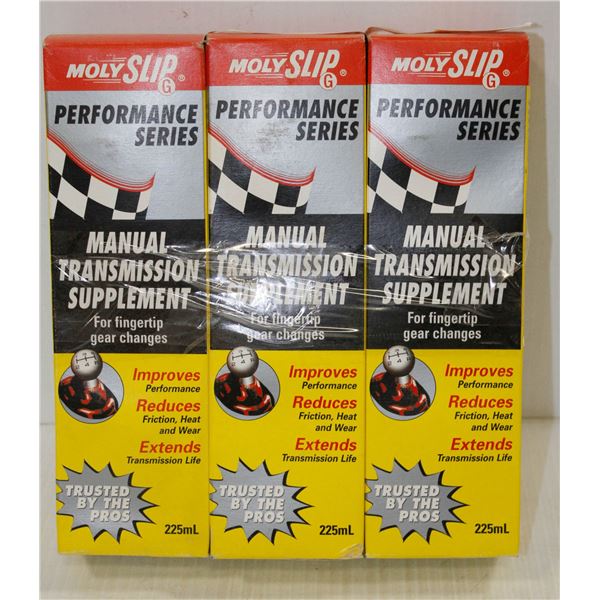 LOT OF 3 MOLY SLIP MANUAL TRANSMISSION SUPPLIMENT