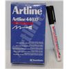 Image 1 : BOX OF 12 ARTLINE 44XF PAINT MARKERS BLACK