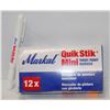 Image 1 : BOX OF 12 MARK ALL QUICK STICK MINI TWIST PAINT MARKERS YELLOW