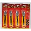 Image 1 : LOT OF 4 OLFA SELF RETRACTING SAFETY KNIVES