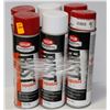 Image 1 : 6 CANS KRYLON IDUSTRIAL RUST PREVENTATIVE ENAMEL RED AND WHITE
