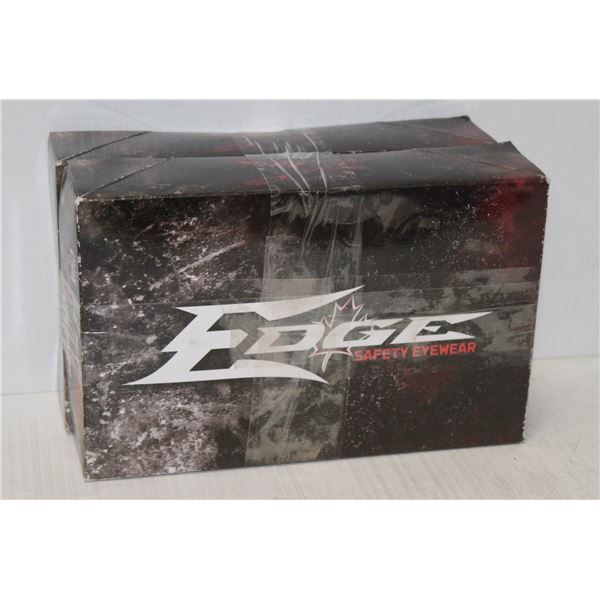 12 PAIR OF EDGE SAFETY GLASSES
