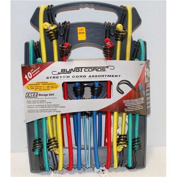 NEW 10 PACK MASTER LOCK BUNGEE CORD ASSORTMENT