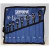 Image 1 : NEW AURORA 8PC SAE RATCHET WRENCH SET WITH POUCH