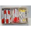 Image 1 : FLAT OF ASSORTED SIZE & COLOR PAINT MARKERS