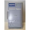 Image 1 : BOX OF NORTH CLEAR WITH SIDE SHIELD VISITOR SPECS 10 PER BOX