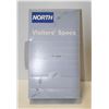 Image 1 : BOX OF NORTH CLEAR WITH SIDE SHIELD VISITOR SPECS 10 PER BOX
