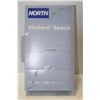 Image 1 : BOX OF NORTH CLEAR WITH SIDE SHIELD VISITOR SPECS 10 PER BOX
