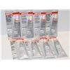 Image 1 : LOT OF 8 ASSORTED LOCTITE SILICONE SEALANTS