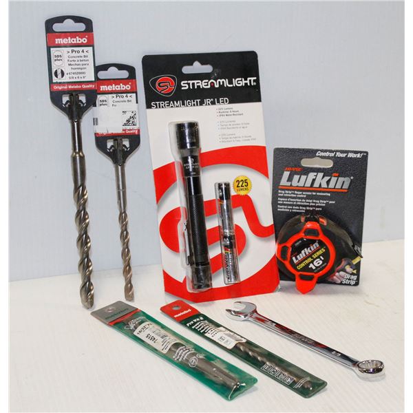 LOT OF ASSORTED NEW TOOLS