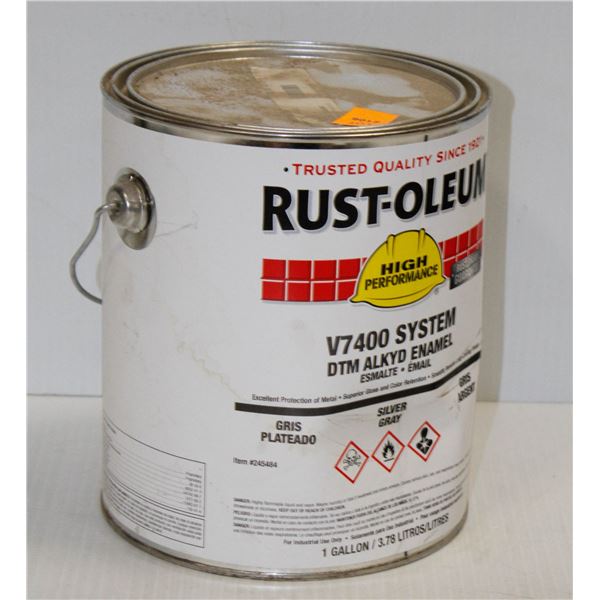 1 GALLON PAIL OF RUSTOLEUM V7400 SYSTEM DTM ALKYD NATIONAL BLUE