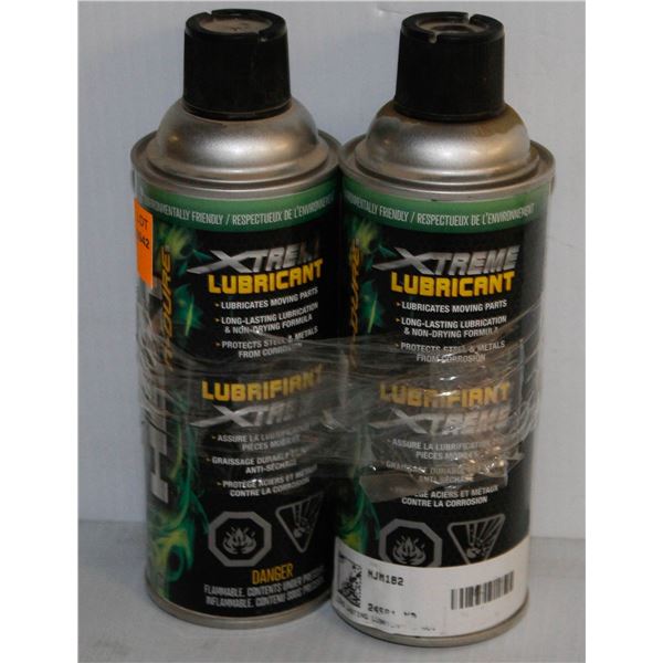 2 CANS OF HEAT N-DUR EXTREME LUBRICANT