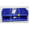 Image 1 : LOT OF 6 SMALL STACKING PARTS BINS
