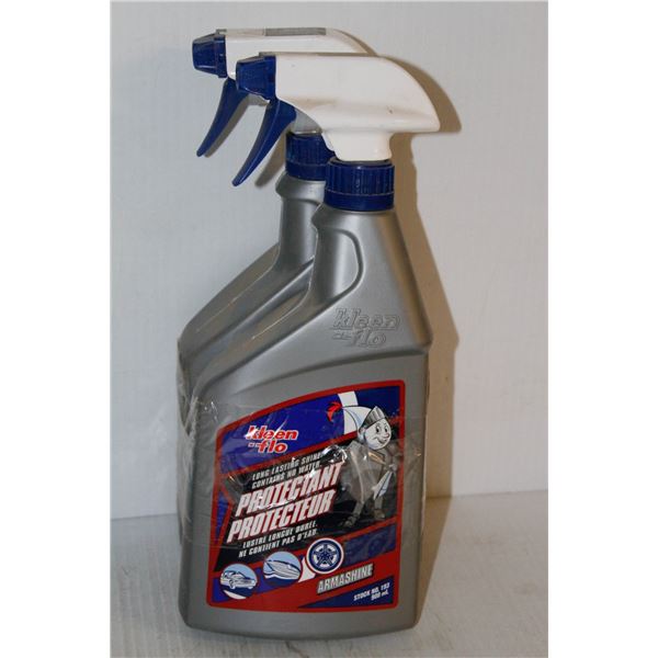 LOT OF 2 KLEENFLO ARMASHINE PROTECTANT SPRAY