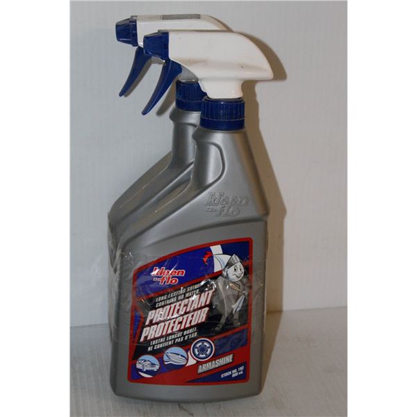 LOT OF 2 KLEENFLO ARMASHINE PROTECTANT SPRAY