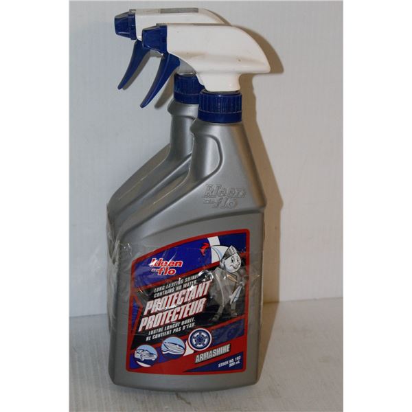 LOT OF 2 KLEENFLO ARMASHINE PROTECTANT SPRAY