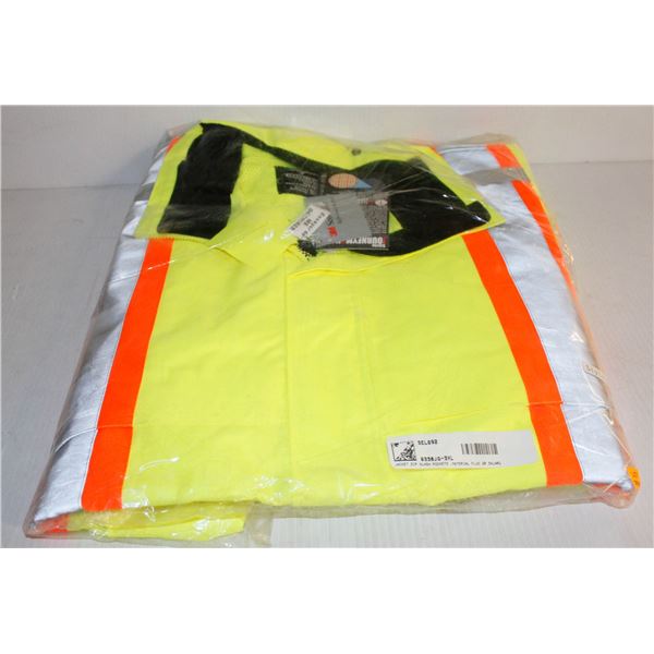 NEW SCOTCHLITE REFLECTIVE WORK JACKET SIZE 3XL