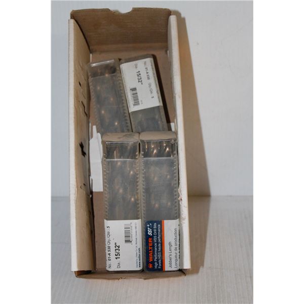 FLAT OF WALTER DRILL BITS - ASSORTED SIZES