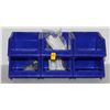 Image 1 : LOT OF 6 SMALL STACKING PARTS BINS
