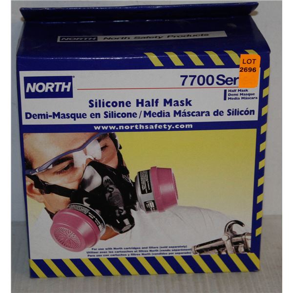 NEW NORTH 7700 SERIES SILICONE HALF MASK