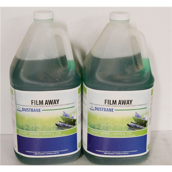 TWO 4 LITRE JUGS OF FILM AWAY DUST BANE