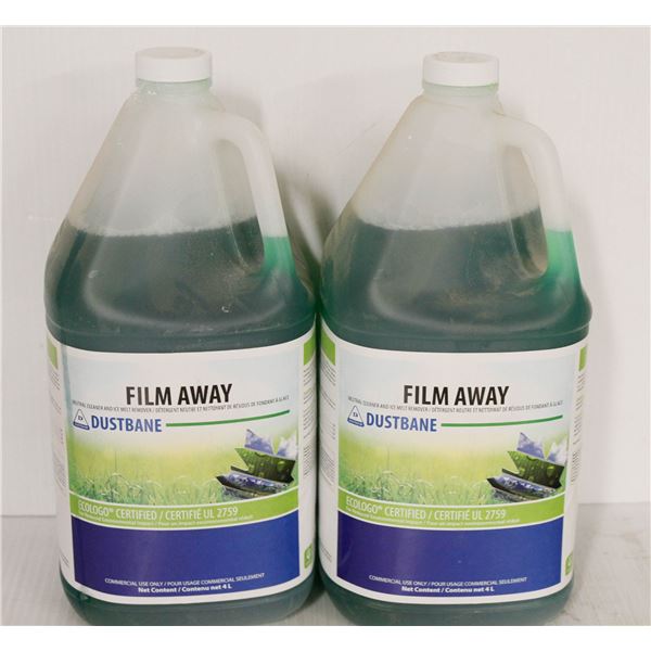 TWO 4 LITRE JUGS OF FILM AWAY DUST BANE
