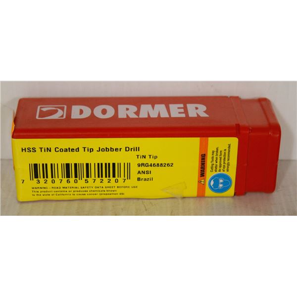 LOT OF 10 DORMER JOBBER DRILL BITS 9/32"