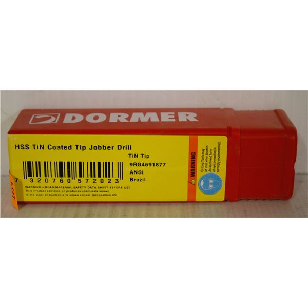 LOT OF 10 DORMER JOBBER DRILL BITS 25/64"