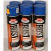 Image 1 : 6 CANS KRYLON INDUSTRIAL RUST PREVENTATIVE ENAMEL BLUE