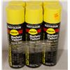 Image 1 : 6 CANS RUSTOLEUM HIGH PERFORMANCE ENAMEL SPRAY PAINT - SAFETY YELLOW