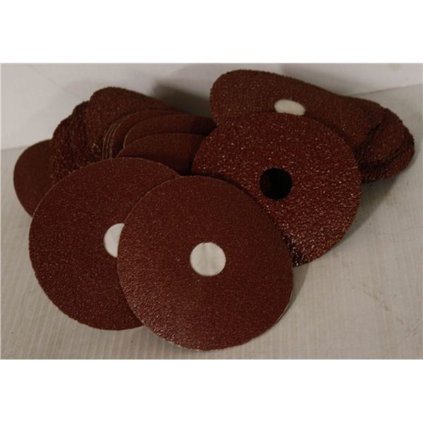 LOT OF CUBITRON ASSORTED GRIT FIBRE DISCS