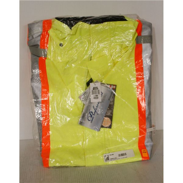NEW SCOTCHLITE WATERPROOF HI-VIS WORK JACKET 3XL