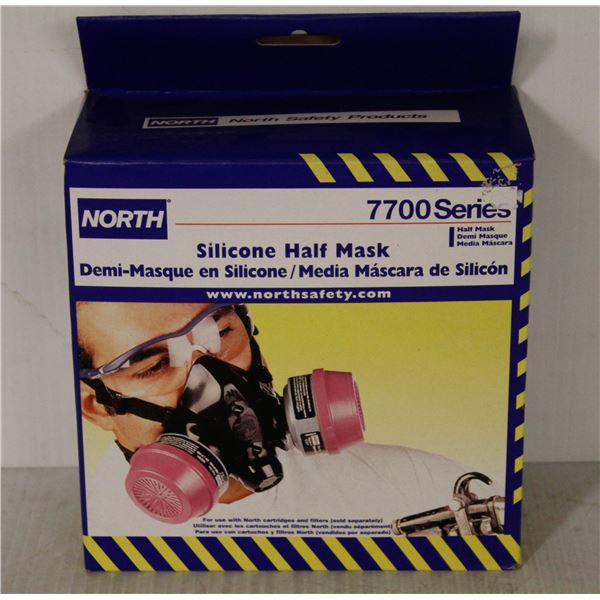 NORTH 7700 SERIES SILICONE HALF MASK