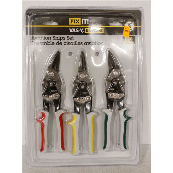 NEW FIX-IT 3PC AVIATION SNIPS SET