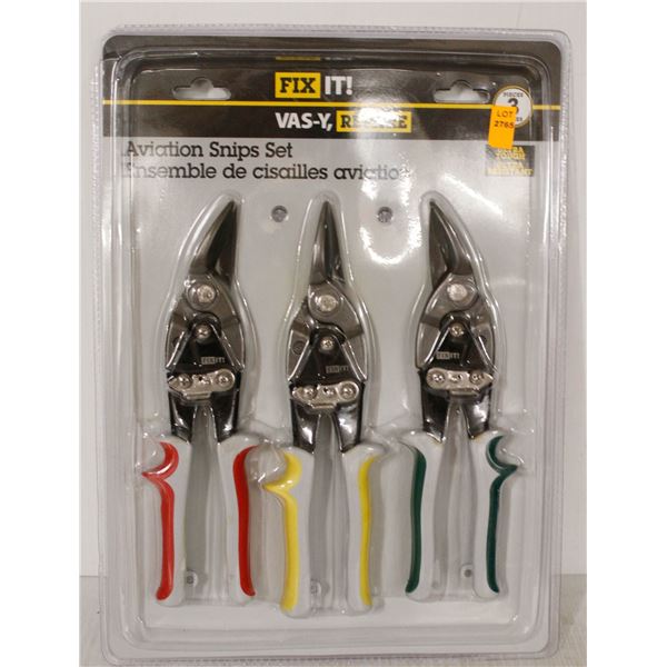 NEW FIX-IT 3PC AVIATION SNIPS SET