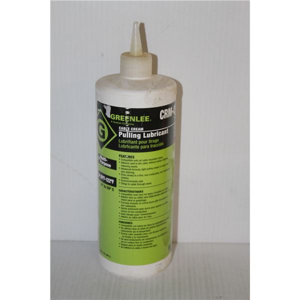 1QT BOTTLE OF GREENLEE CABLE PULLING LUBRICANT