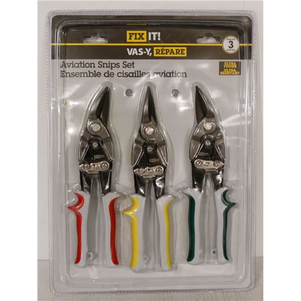 NEW FIX-IT 3PC AVIATION SNIPS SET