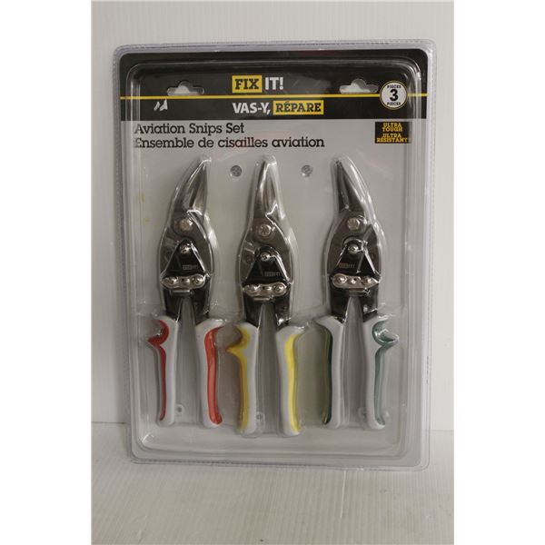 NEW FIX-IT 3PC AVIATION SNIPS SET