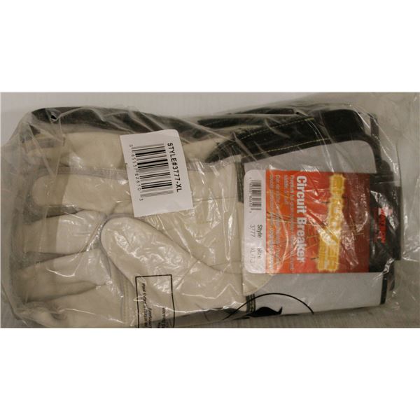 6 PAIR OF WATSON SHOCKER SERIES CIRCUIT BREAKER GAUNTLET GLOVES - SIZE XL