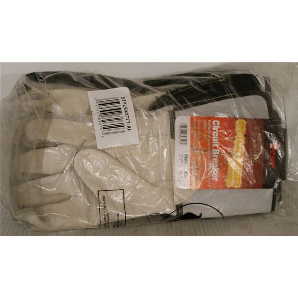 6 PAIR OF WATSON SHOCKER SERIES CIRCUIT BREAKER GAUNTLET GLOVES - SIZE XL
